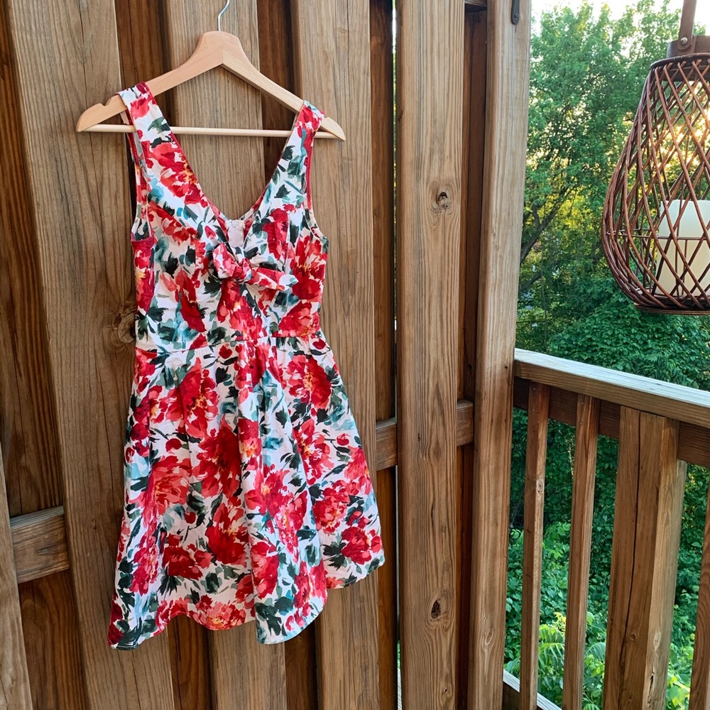 bailey blue Fit and Flare Floral Sundress